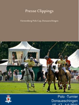 Presse Clippings Fürstenberg Polo Cup, Donaueschingen