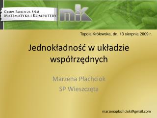 Jednokładność w układzie współrzędnych