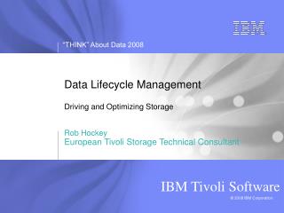Data Lifecycle Management Driving and Optimizing Storage