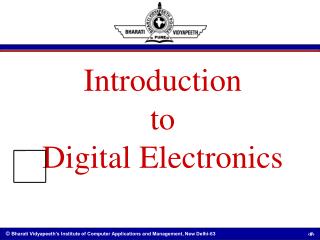 PPT - Introduction To Digital Electronics PowerPoint Presentation, Free ...