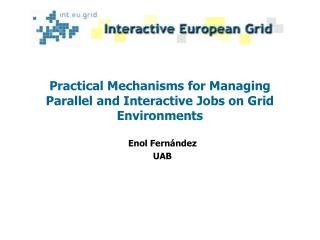 Practical Mechanisms for Managing Parallel and Interactive Jobs on Grid Environments