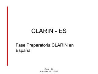 CLARIN - ES