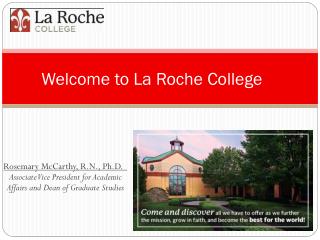 Welcome to La Roche College