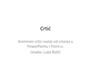 Crtić