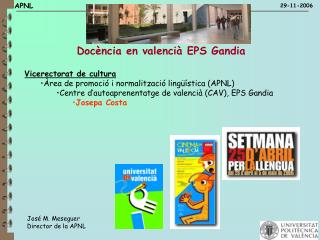 Docència en valencià EPS Gandia