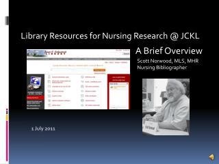 Library Resources for Nursing Research @ JCKL