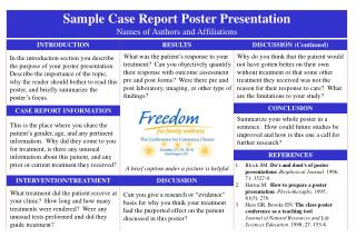 case report rare presentation