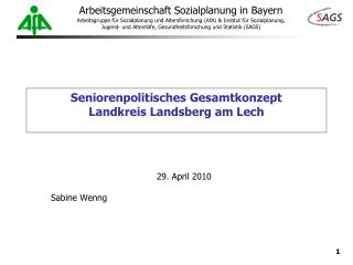 Seniorenpolitisches Gesamtkonzept Landkreis Landsberg am Lech