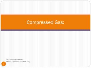 Compressed Gas: