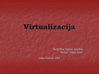 Virtualizacija