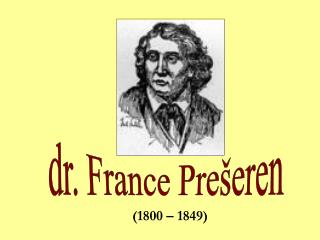 dr. France Prešeren