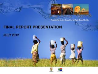 FINAL REPORT PRESENTATION JULY 2012