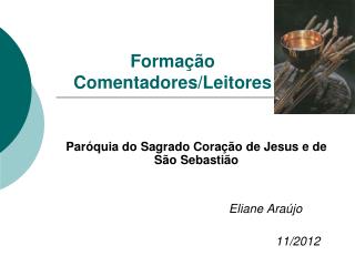 Formação Comentadores/Leitores