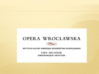 Budynek magazynowy dla opery wrocławSKIEJ