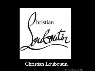 Christian Loubouti n