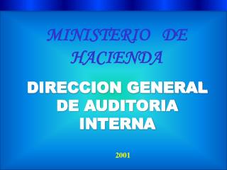 MINISTERIO DE HACIENDA