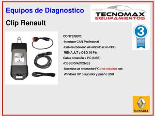 Equipos de Diagnostico Clip Renault