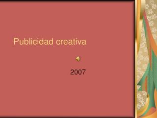 Publicidad creativa