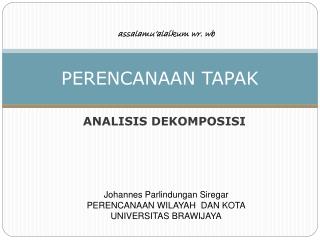 PERENCANAAN TAPAK