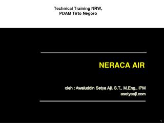 NERACA AIR