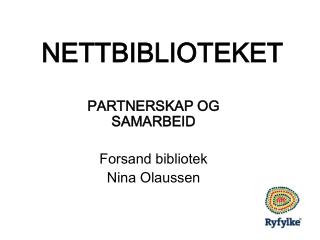 NETTBIBLIOTEKET