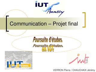 Communication – Projet final