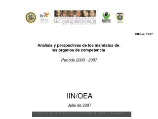 Período 2000 - 2007