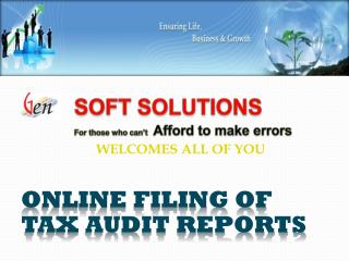 SOFT SOLUTIONS For those who can’t Afford to make errors