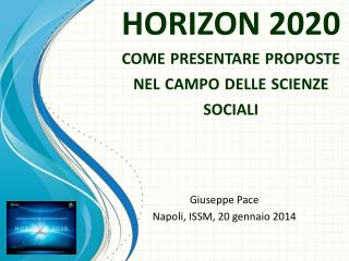 HORIZON 2020 come presentare proposte nel campo delle scienze sociali