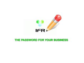 THE PASSWORD FOR YOUR BUSINESS