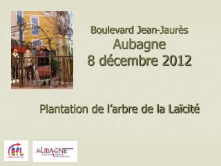 Boulevard Jean-Jaurès Aubagne 8 décembre 2012