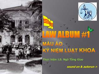 LAW ALBUM #1 MÀU ÁO KỶ NIỆM LUẬT KHOA