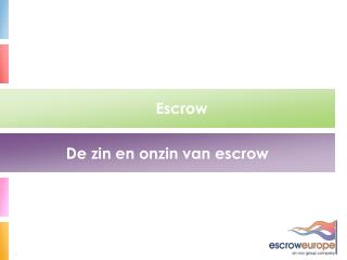 Escrow