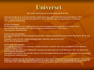 Universet