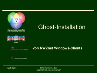 Ghost-Installation