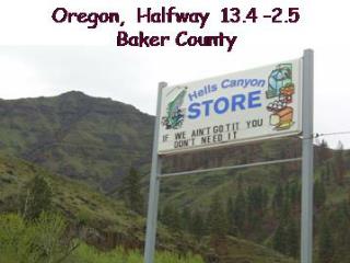 Oregon The Beaver state Halfway Ca 250 invånare