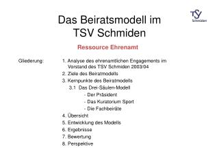 Das Beiratsmodell im TSV Schmiden