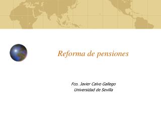 Reforma de pensiones