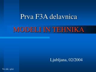 Prva F3A delavnica MODELI IN TEHNIKA