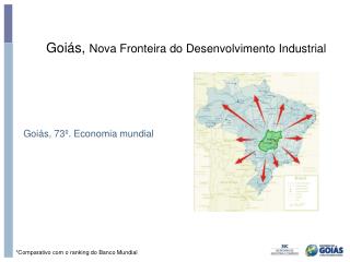 * Comparativo com o ranking do Banco Mundial