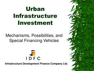Urban Infrastructure Investment