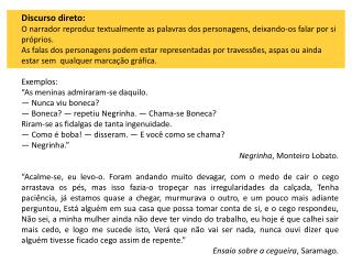 Discurso direto: