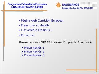 Erasmus+ en detalle