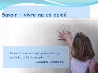 Savoir – vivre na co dzie ń