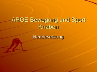 ARGE Bewegung und Sport Knaben