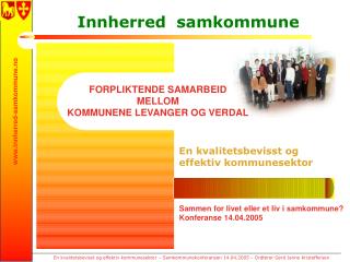 En kvalitetsbevisst og effektiv kommunesektor