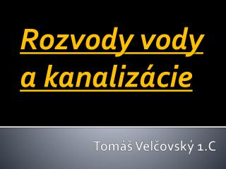 Tomáš Velčovský 1.C