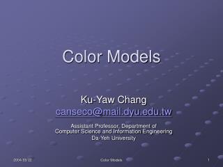 Color Models