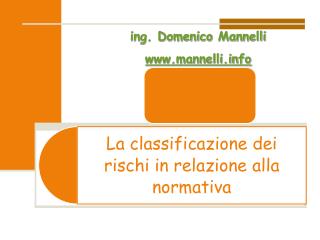 ing. Domenico Mannelli mannelli