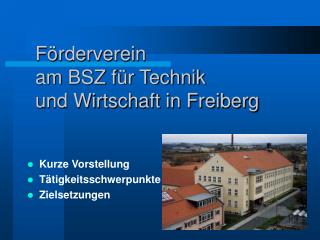 Förderverein am BSZ für Technik und Wirtschaft in Freiberg